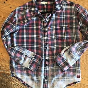 Roxy flannel button up